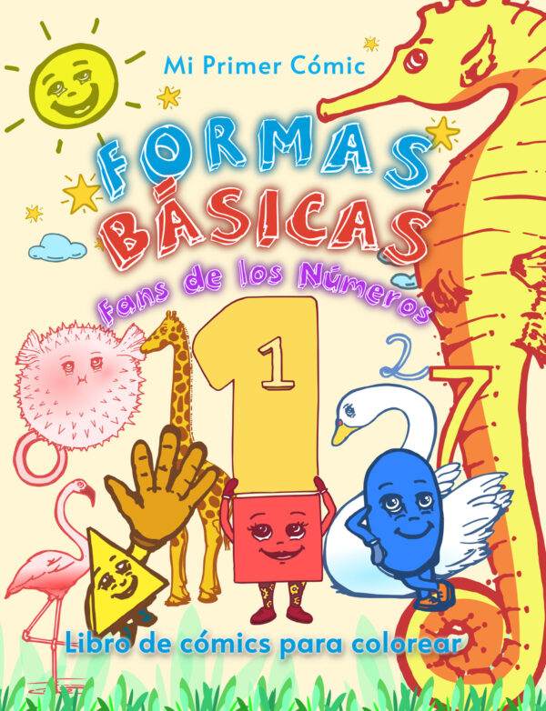 Formas Básicas Fans de los Números. Impresa. 24 páginas.